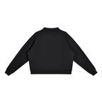 AC-YOUR WORD _ Essential Fleece Mock-Neck Crew Sweatshirt