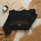 Almighty God Crewneck Sweatshirt — Minimal Faith Pullover