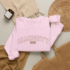 Almighty God Crewneck Sweatshirt — Minimal Faith Pullover