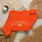 Almighty God Crewneck Sweatshirt — Minimal Faith Pullover
