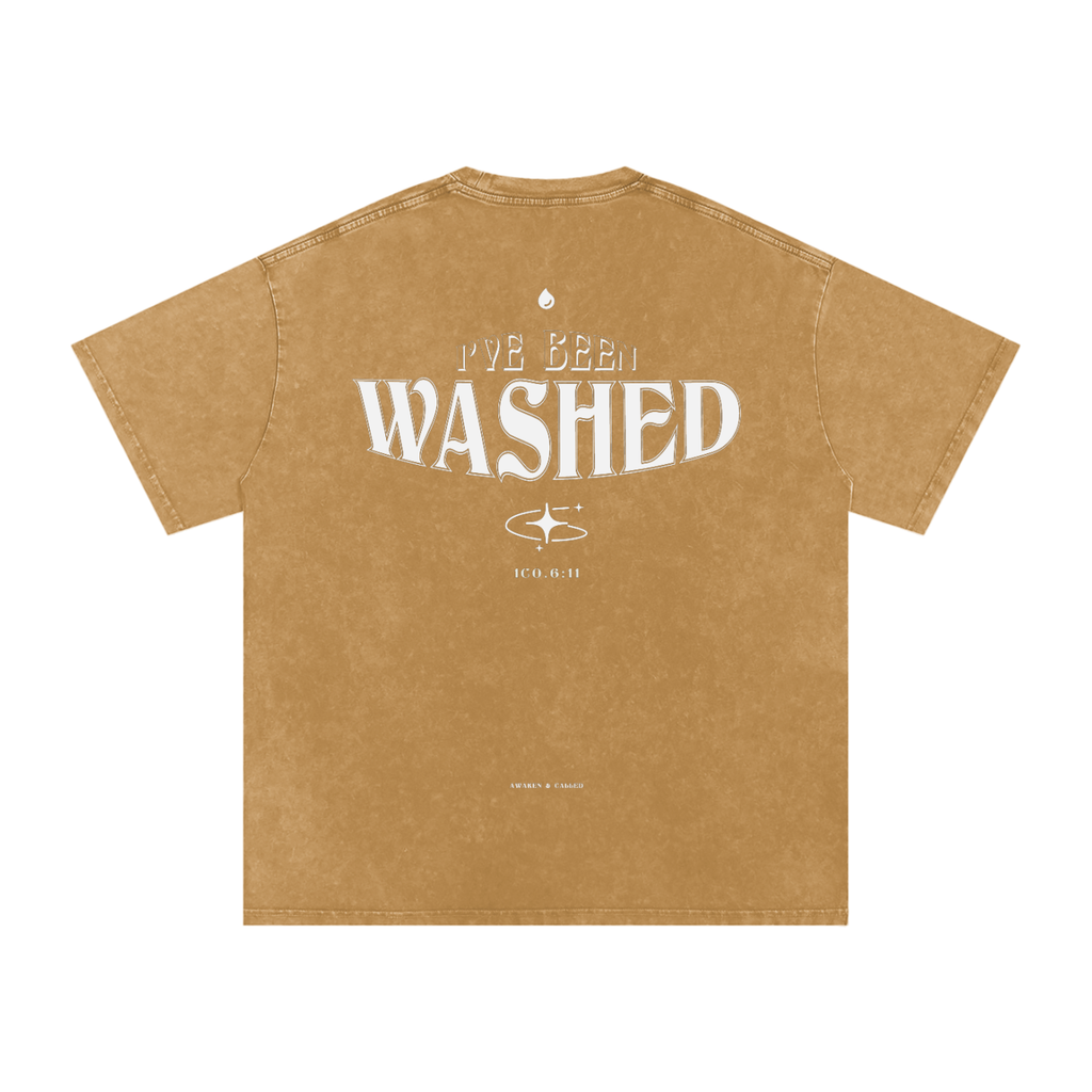 I've been WASHED Snow Washed Oversized Cotton T-Shirt