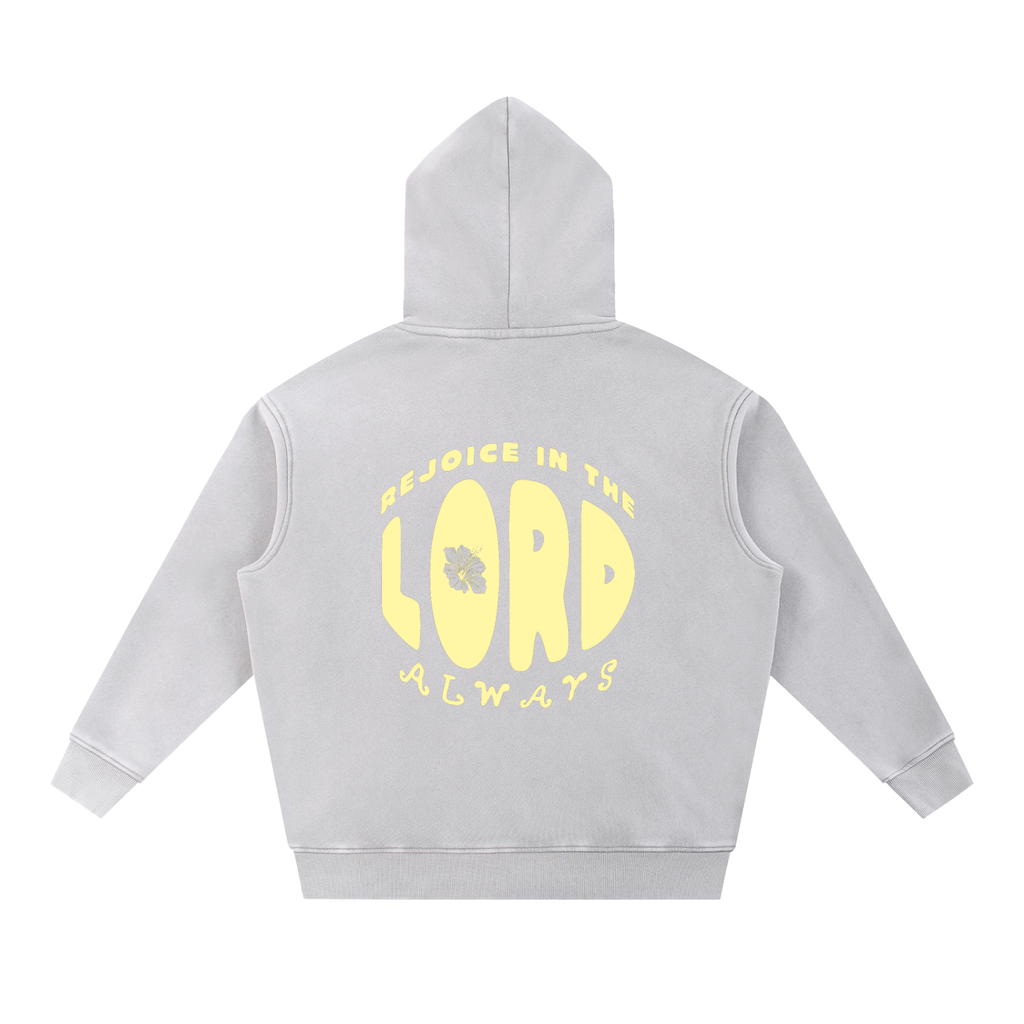 REJOICE - Snow Wash Fleece Oversize Hoodie