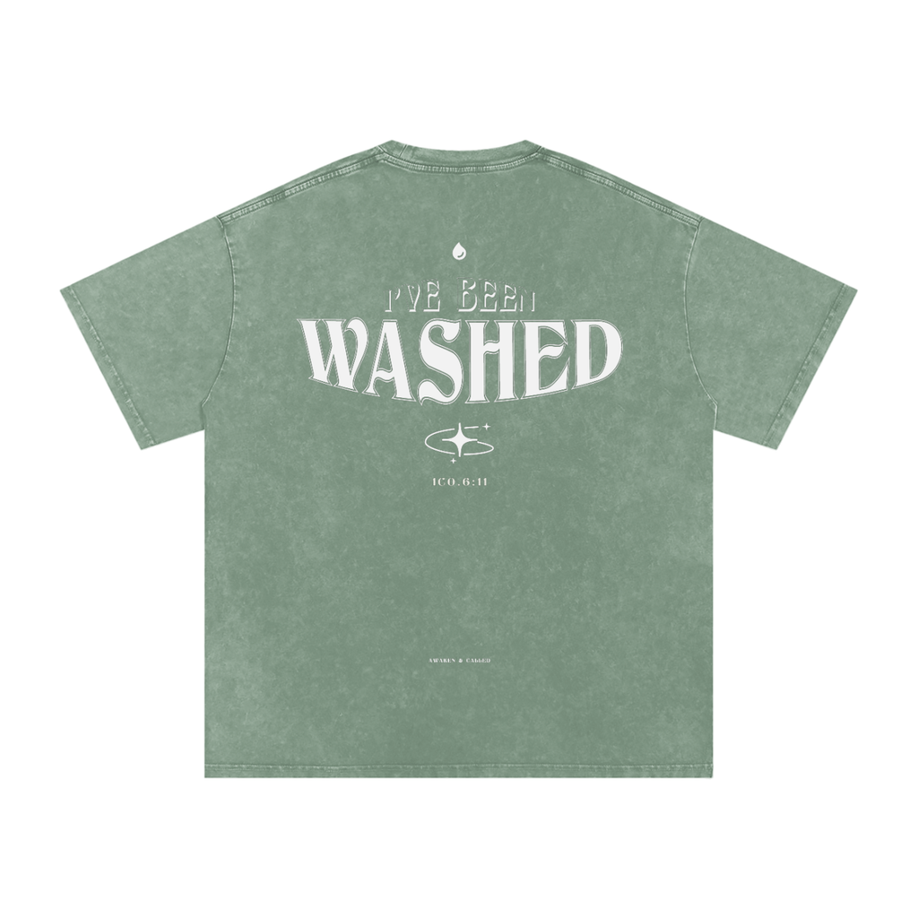 I've been WASHED Snow Washed Oversized Cotton T-Shirt