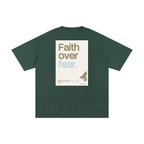 Faith over fear _ Unisex Pure Cotton T-Shirt