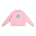 AC-YOUR WORD _ Essential Fleece Mock-Neck Crew Sweatshirt