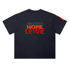 FAITH + HOPE + LOVE Heavyweight Drop Shoulder Cotton T-Shirt