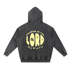 REJOICE - Snow Wash Fleece Oversize Hoodie