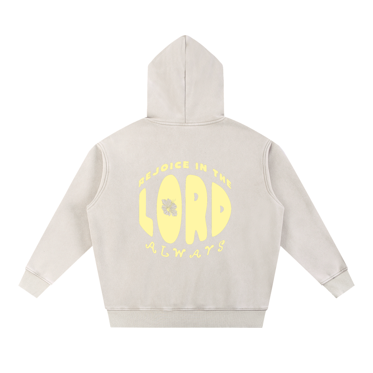 REJOICE - Snow Wash Fleece Oversize Hoodie