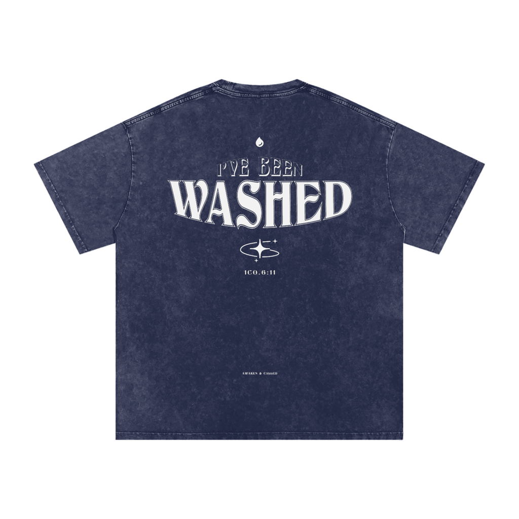 I've been WASHED Snow Washed Oversized Cotton T-Shirt