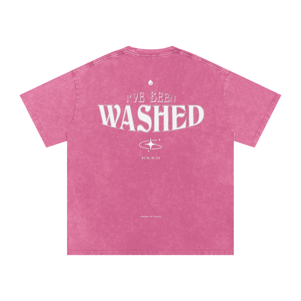 I've been WASHED Snow Washed Oversized Cotton T-Shirt