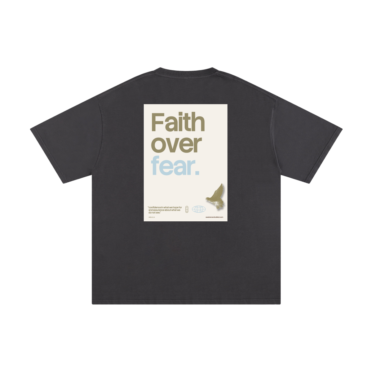 Faith over fear _ Unisex Pure Cotton T-Shirt