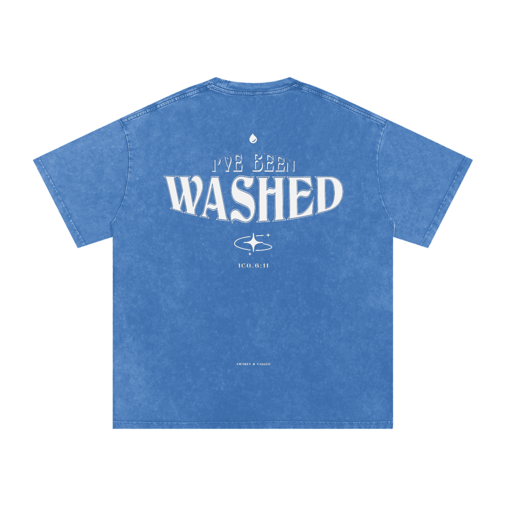 I've been WASHED Snow Washed Oversized Cotton T-Shirt