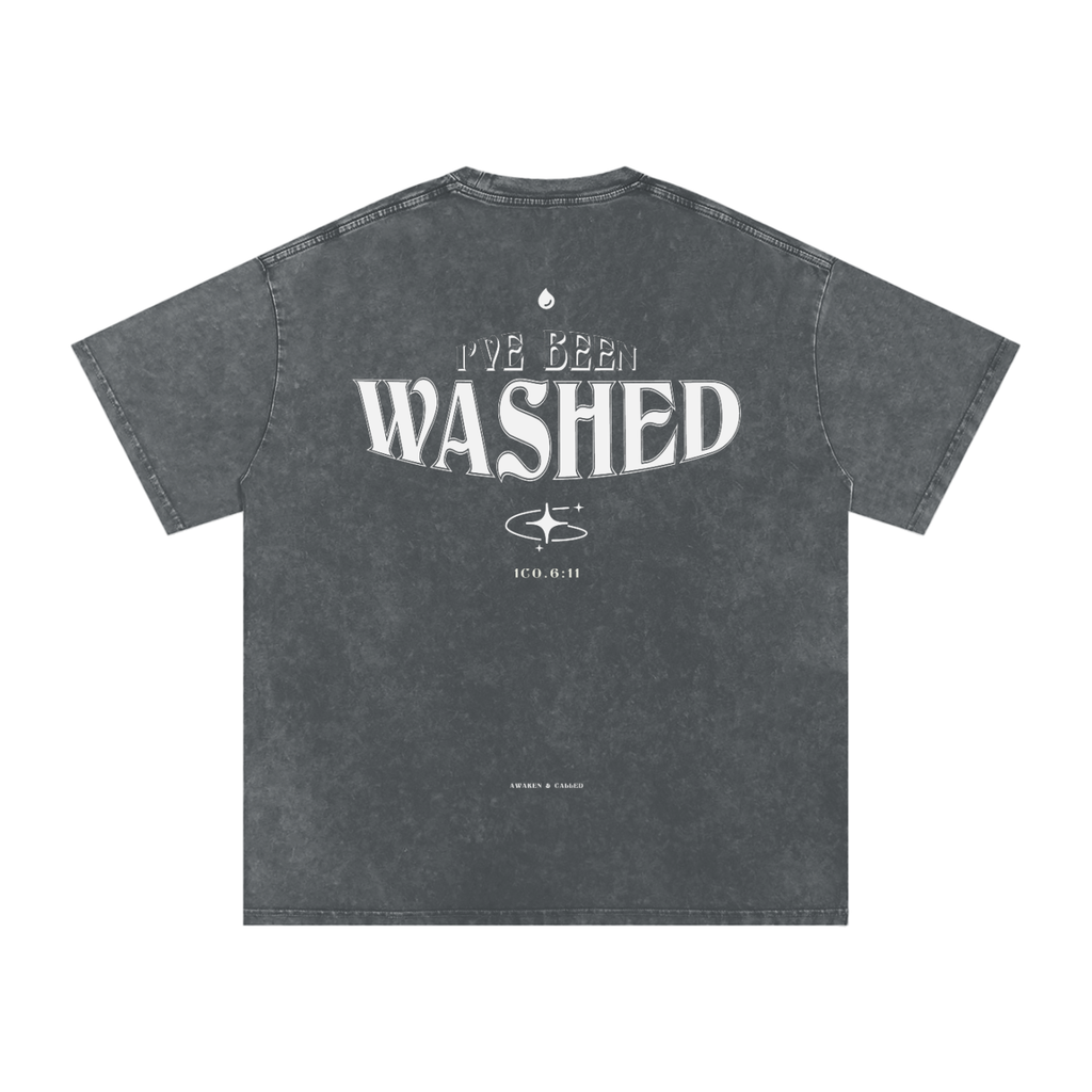 I've been WASHED Snow Washed Oversized Cotton T-Shirt