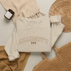 Almighty God Crewneck Sweatshirt — Minimal Faith Pullover