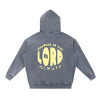 REJOICE - Snow Wash Fleece Oversize Hoodie