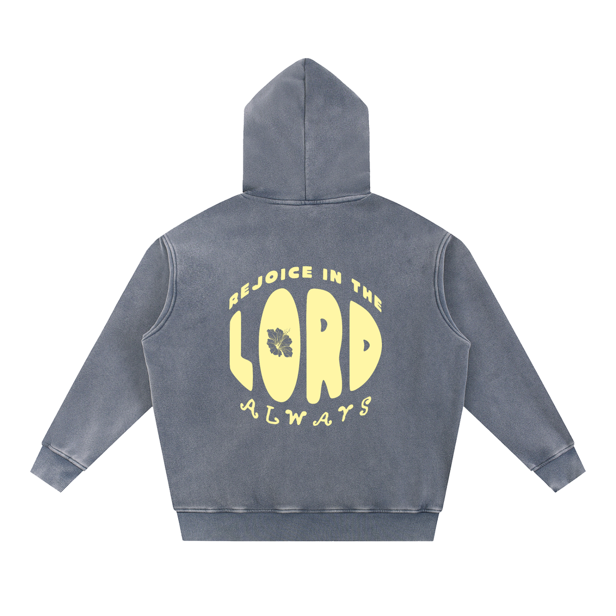 REJOICE - Snow Wash Fleece Oversize Hoodie