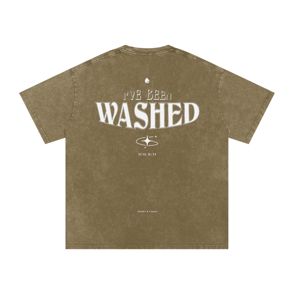 I've been WASHED Snow Washed Oversized Cotton T-Shirt