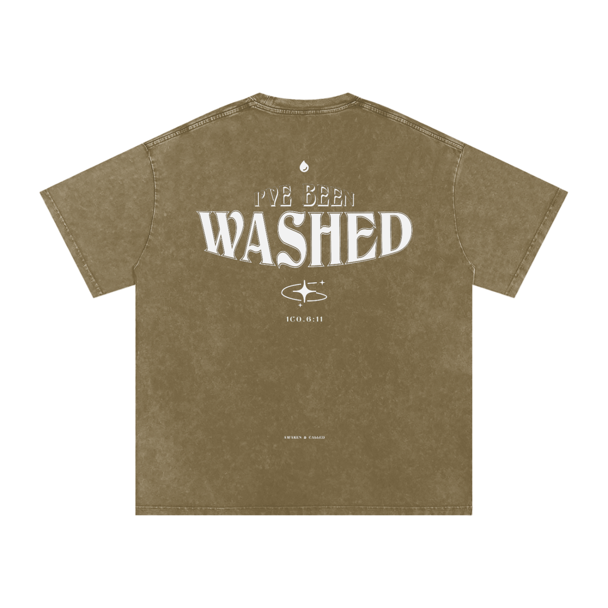I've been WASHED Snow Washed Oversized Cotton T-Shirt