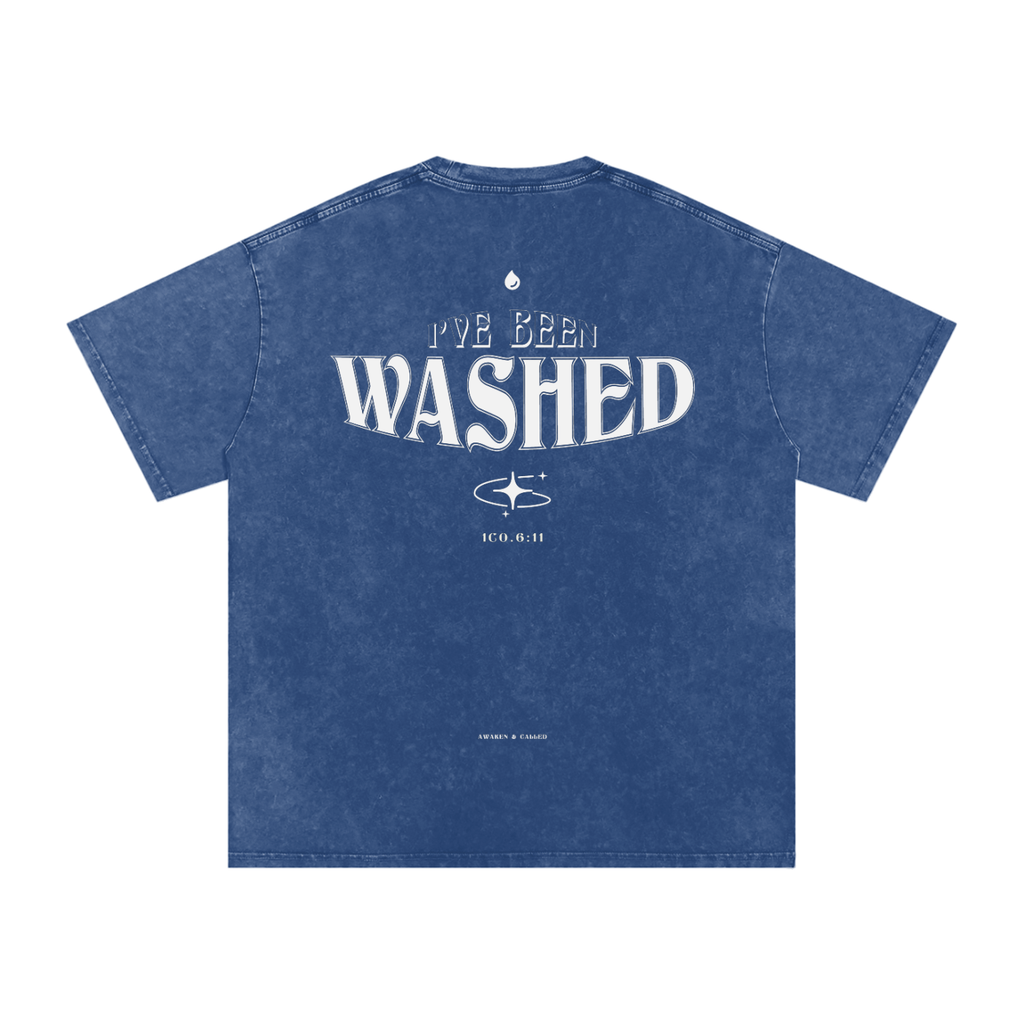 I've been WASHED Snow Washed Oversized Cotton T-Shirt