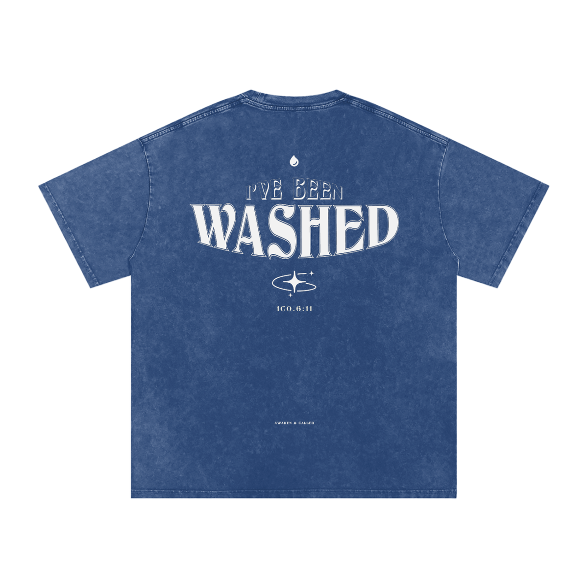 I've been WASHED Snow Washed Oversized Cotton T-Shirt