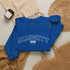 Almighty God Crewneck Sweatshirt — Minimal Faith Pullover
