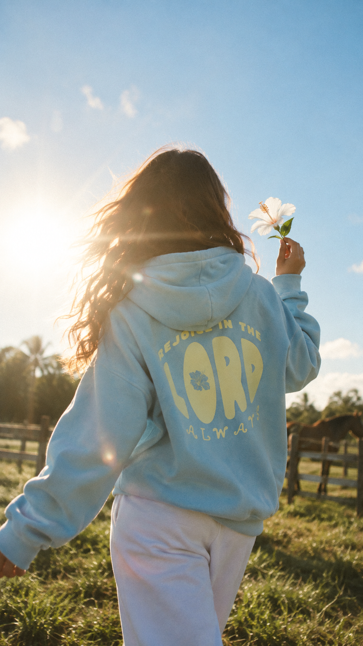 REJOICE - Snow Wash Fleece Oversize Hoodie