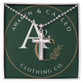 AC Artisan Cross Necklace - Ball Chain - Gold