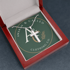AC Artisan Cross Necklace - Ball Chain - Gold