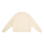 AC-YOUR WORD _ Essential Fleece Mock-Neck Crew Sweatshirt
