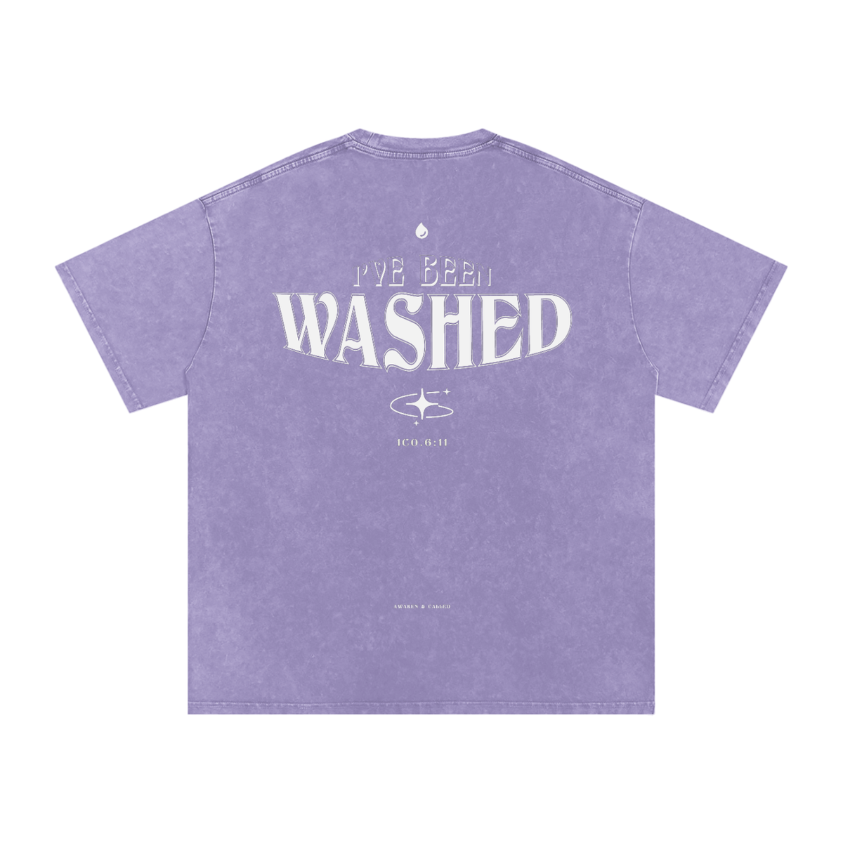 I've been WASHED Snow Washed Oversized Cotton T-Shirt