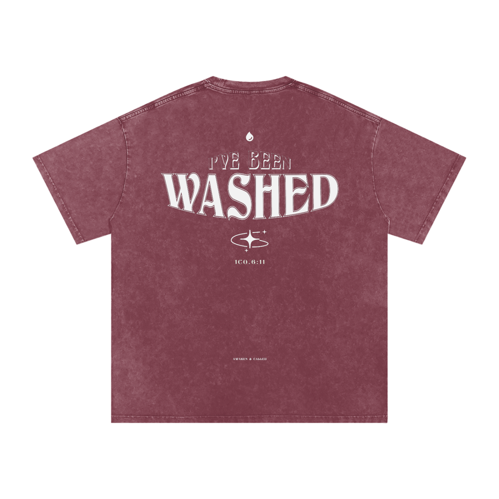 I've been WASHED Snow Washed Oversized Cotton T-Shirt