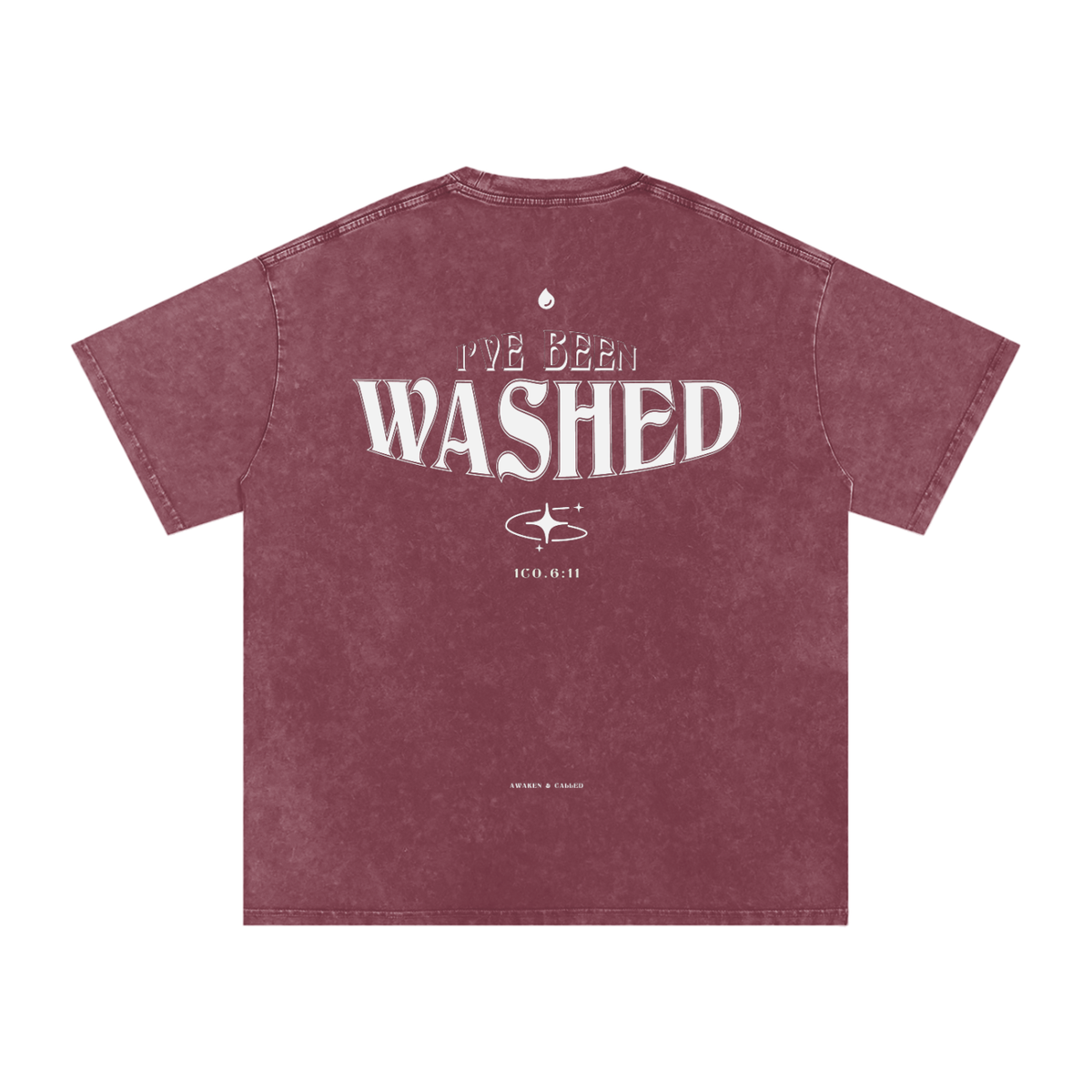 I've been WASHED Snow Washed Oversized Cotton T-Shirt