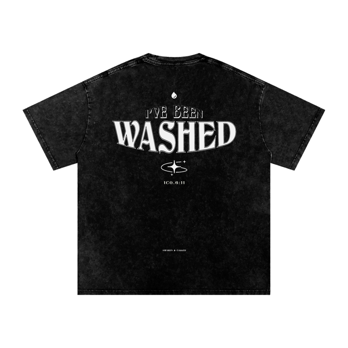 I've been WASHED Snow Washed Oversized Cotton T-Shirt