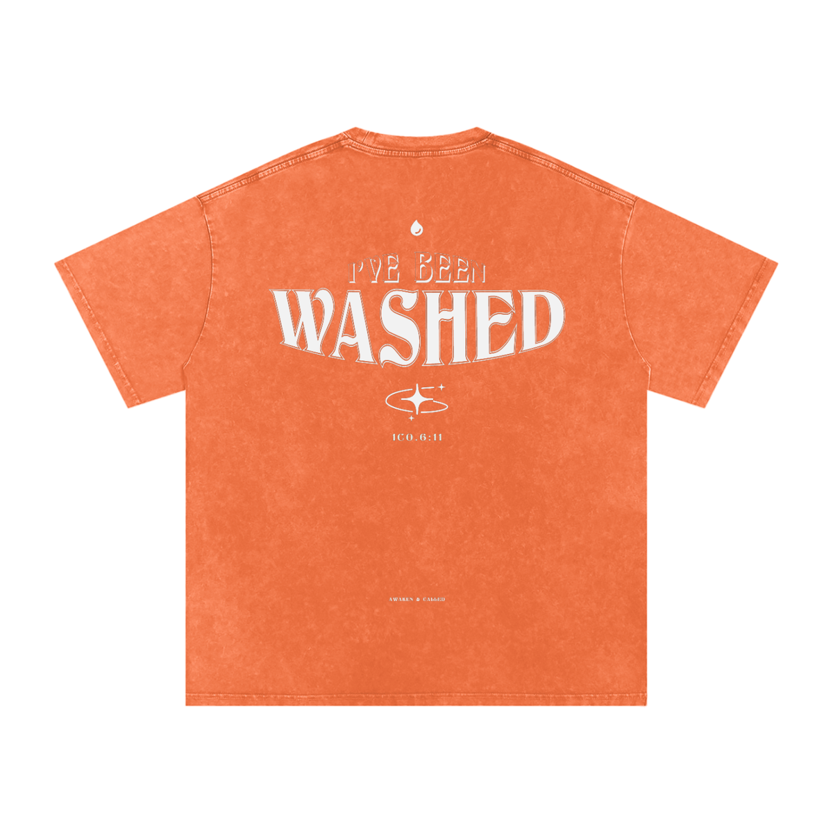 I've been WASHED Snow Washed Oversized Cotton T-Shirt