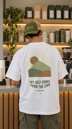 AC Psalm 121 _Heavyweight Drop Shoulder Cotton T-Shirt
