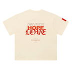 FAITH + HOPE + LOVE Heavyweight Drop Shoulder Cotton T-Shirt