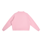 AC-YOUR WORD _ Essential Fleece Mock-Neck Crew Sweatshirt